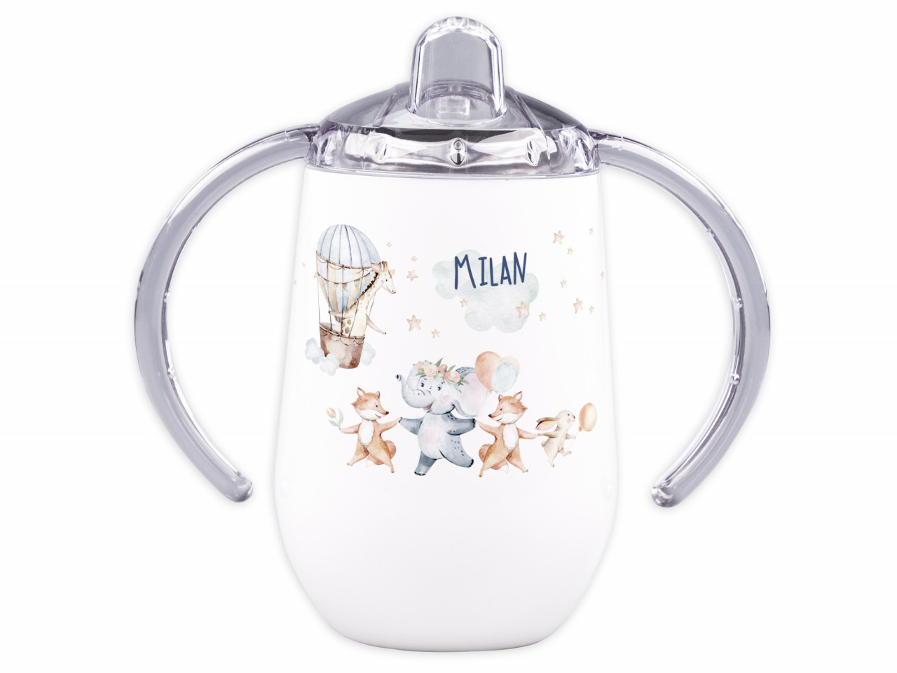 Trinklernbecher mit Griff für Babys personalisiert -...