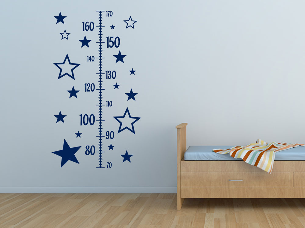 Wandtattoo Sternen Maßband
