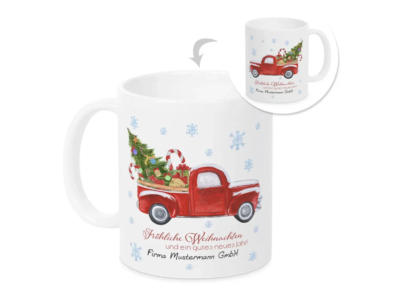 Tasse Fröhliche Weihnachten und ein gutes neues Jahr!