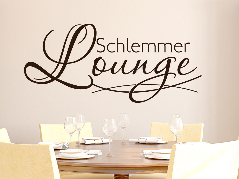 Wandtattoo Küche Schlemmer Lounge