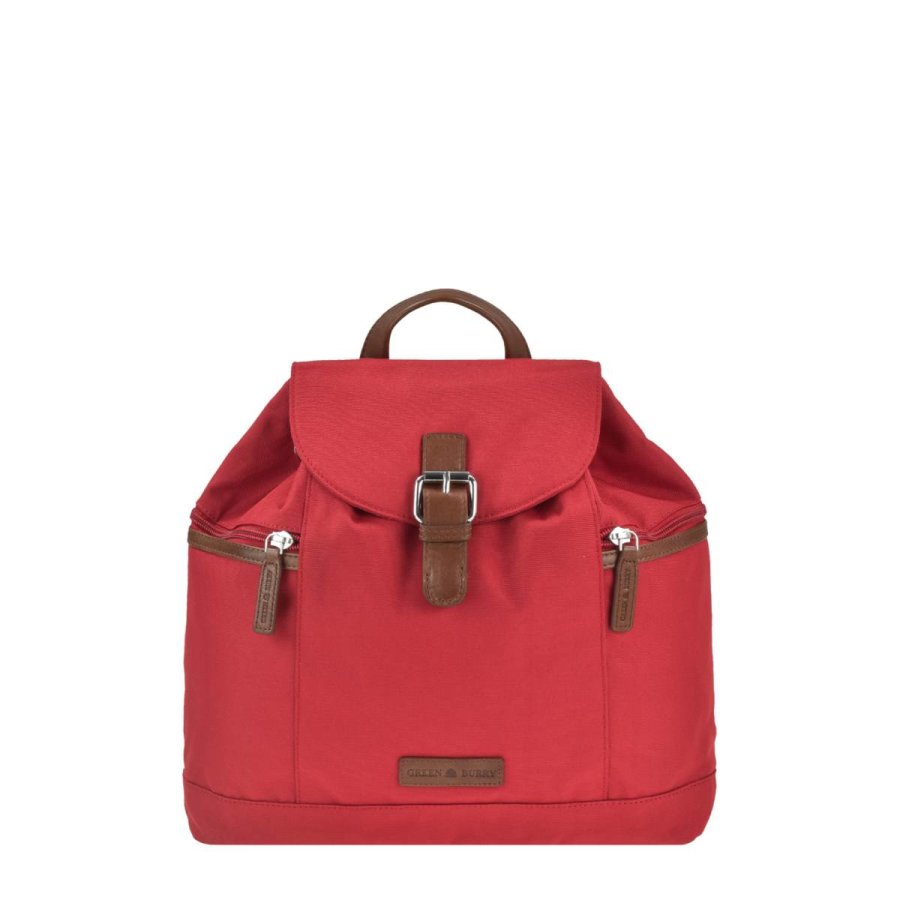 Rucksack Nylon 32x28cm 'Heidi' rot
