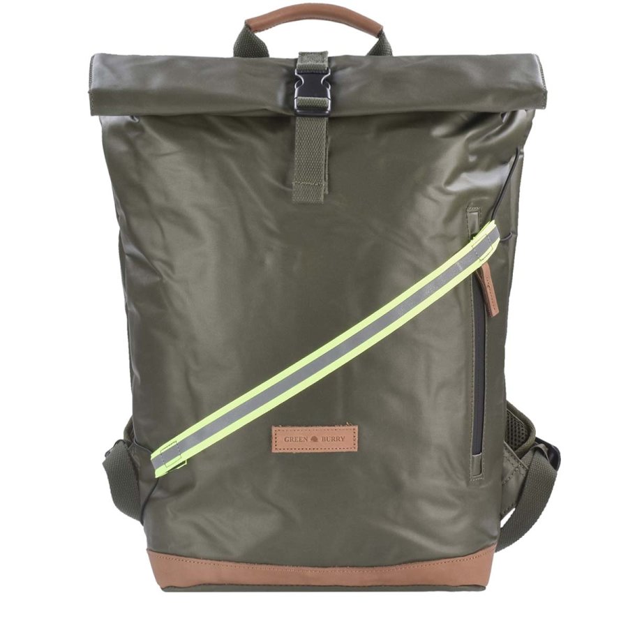 Rucksack Herren Rolltop oliv grün Aviator Waterproof | GREENBURRY 5914