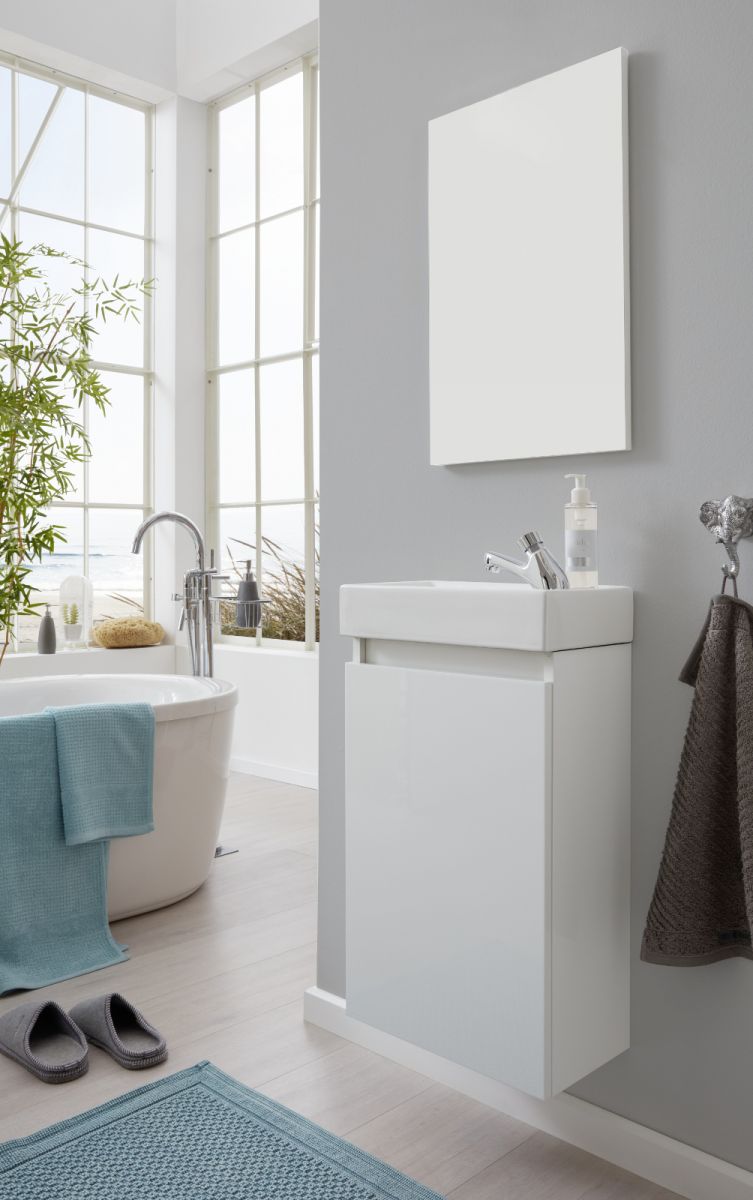 Badmöbel Set 3-teilig Champ weiß 40 cm