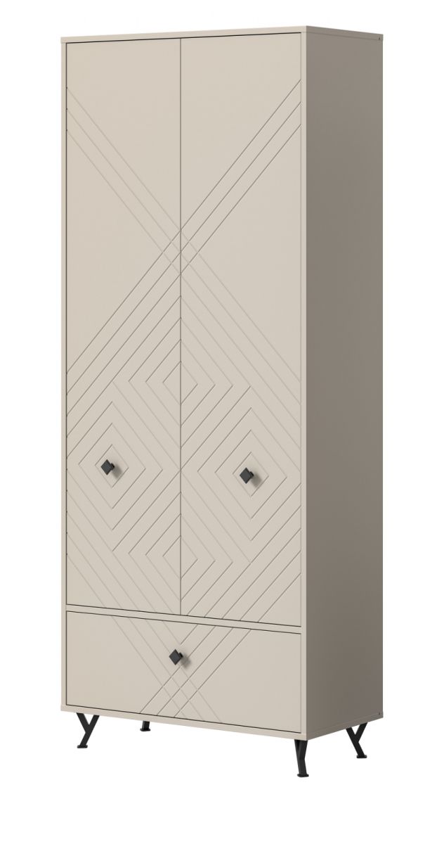 Schuhschrank Apunti in sand 80 x 190 cm
