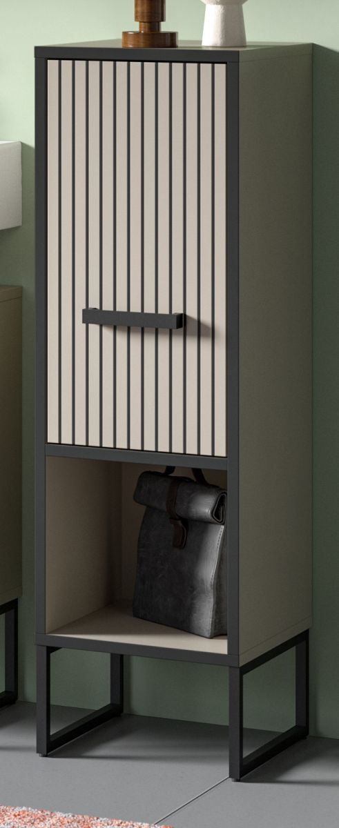 Badezimmer Kommode Scana in sand 30 x 101 cm