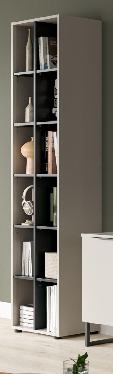 Regal Morena in kaschmir und schwarz 45 x 192 cm