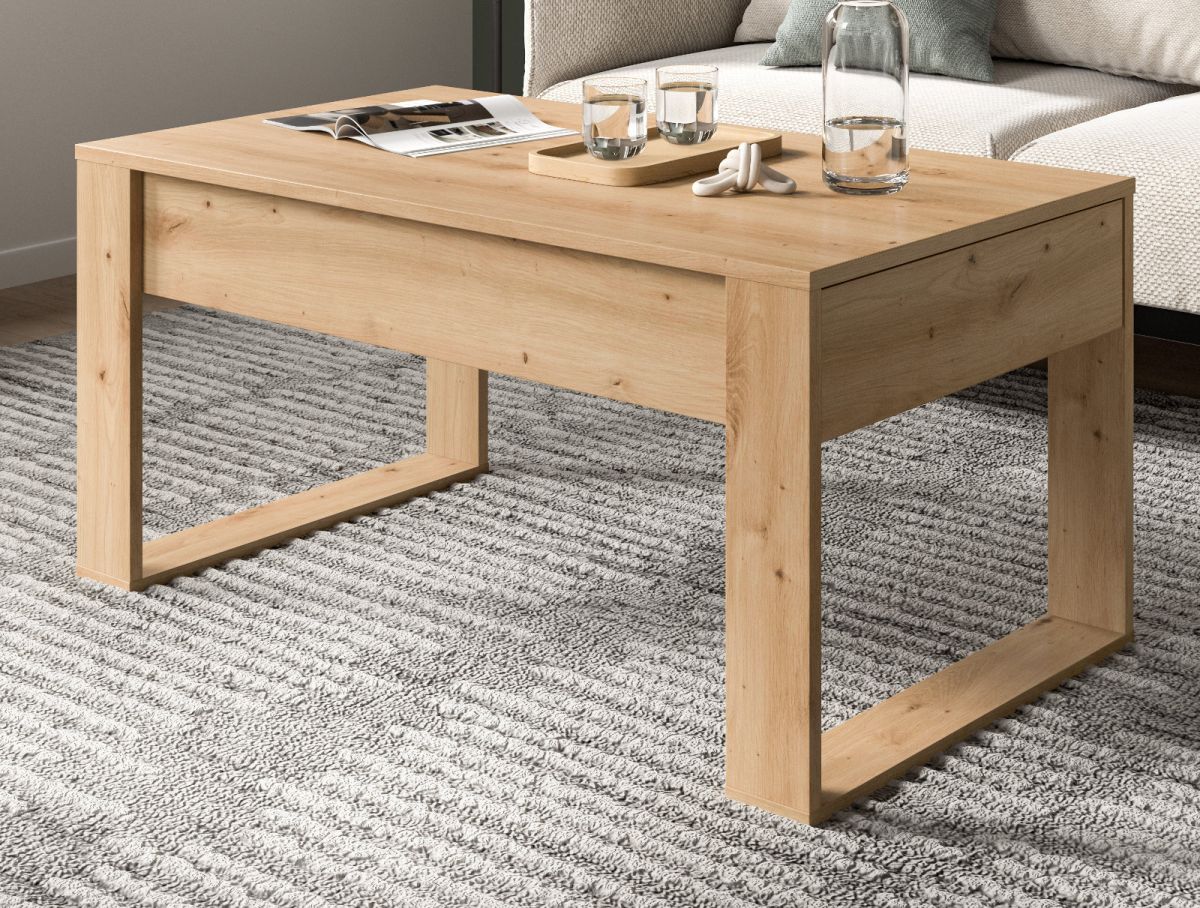Couchtisch Jonte in Artisan Eiche 110 x 60 cm