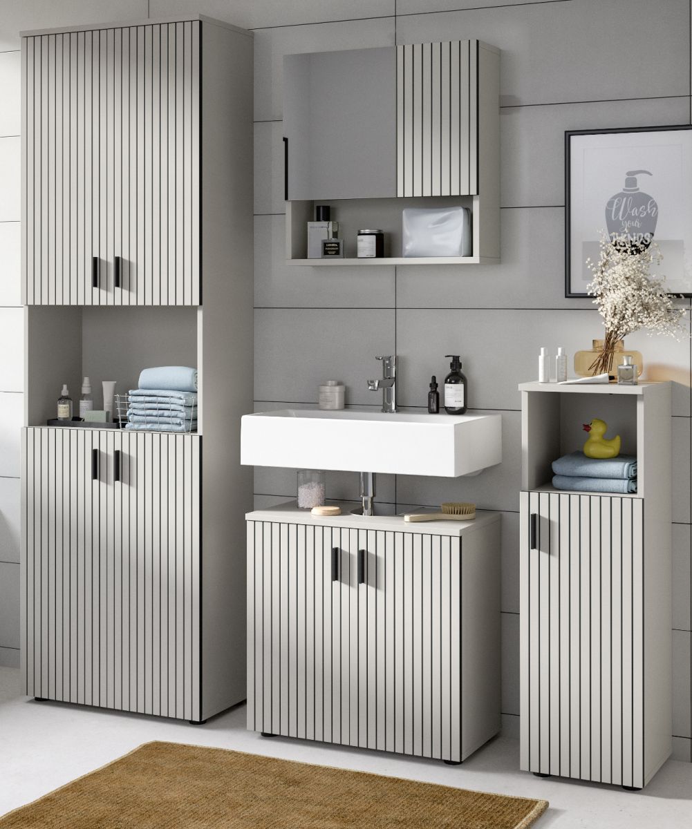 Badmöbel Set Livia in Kaschmir 4-teilig 180 cm