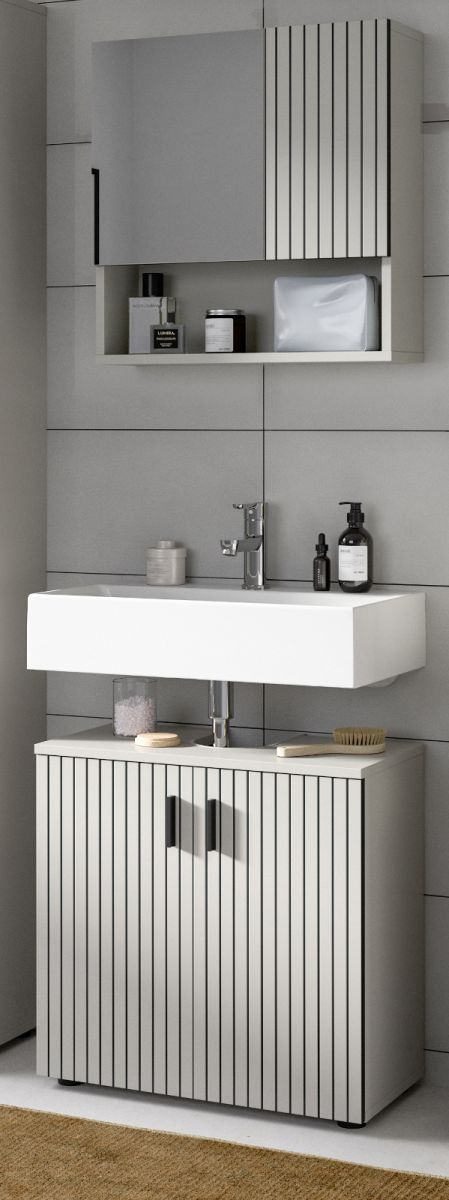 Badmöbel Set Livia in Kaschmir 2-teilig 60 cm