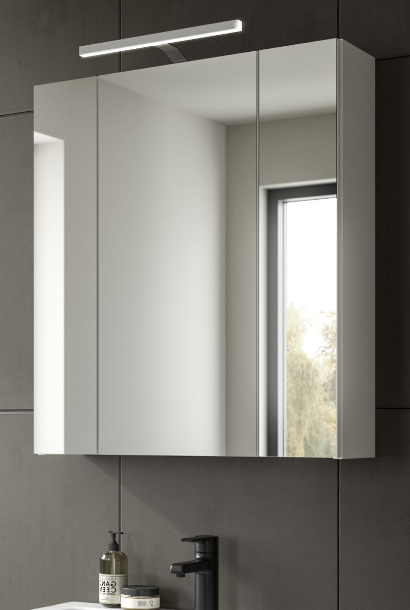 Badezimmer Spiegelschrank Talerno in weiß 60 x 70 cm