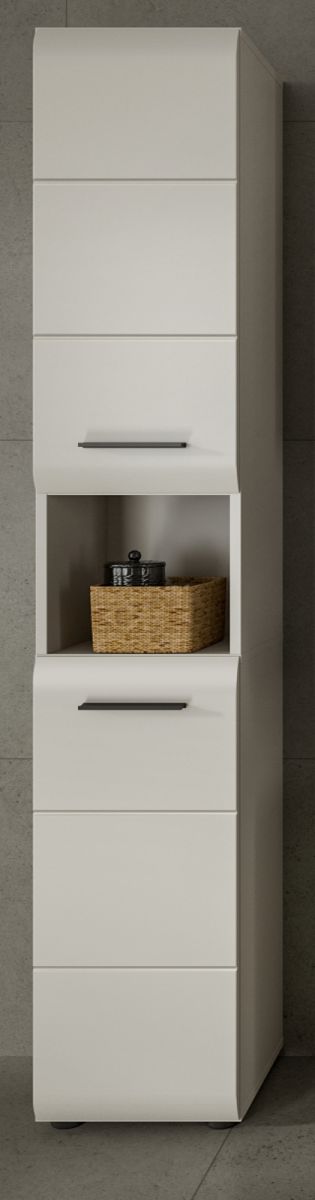 Badezimmer Hochschrank Cover in Kaschmir 30 x 185 cm