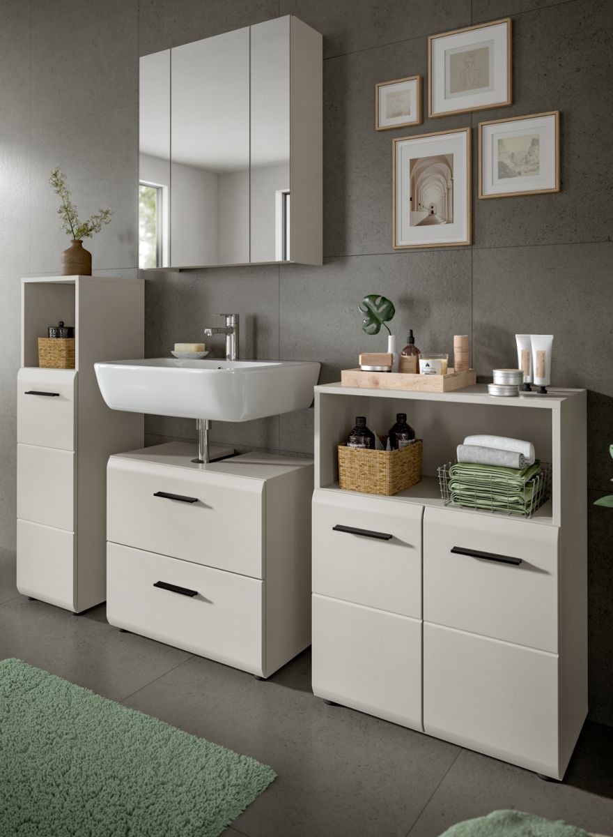 Badmöbel Set Cover in Kaschmir 4-teilig 180 cm