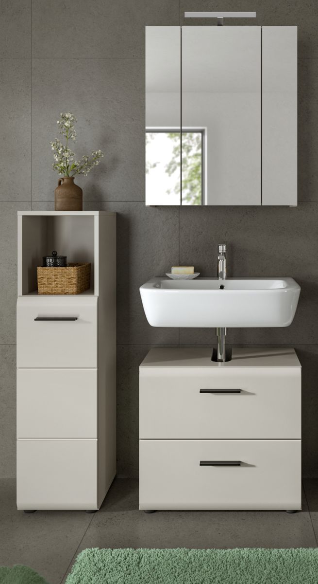 Badmöbel Set Cover in Kaschmir 3-teilig 105 cm