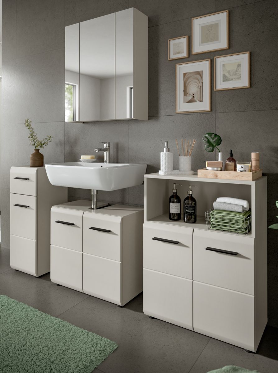 Badmöbel Set Cover in Kaschmir 4-teilig 180 cm