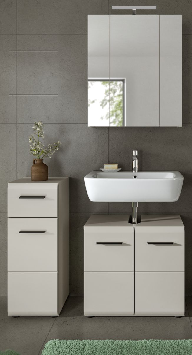 Badmöbel Set Cover in Kaschmir / Sand 3-teilig 105 cm