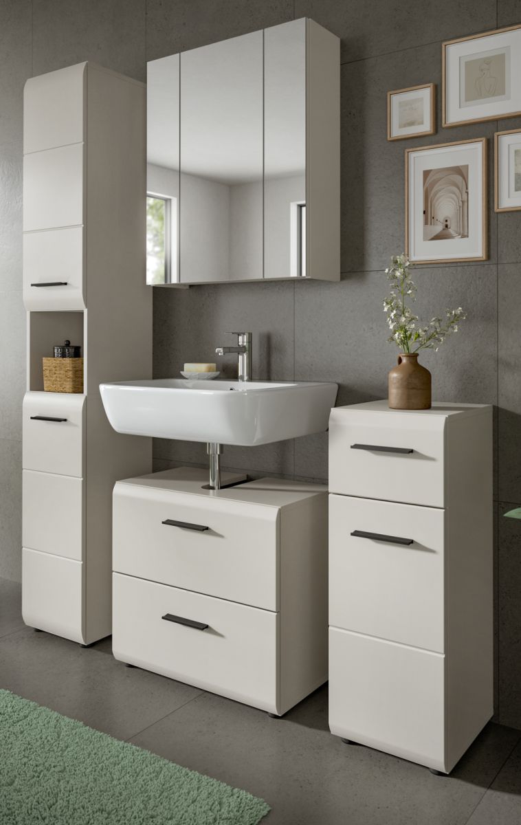Badmöbel Set Cover in Kaschmir 4-teilig 150 cm