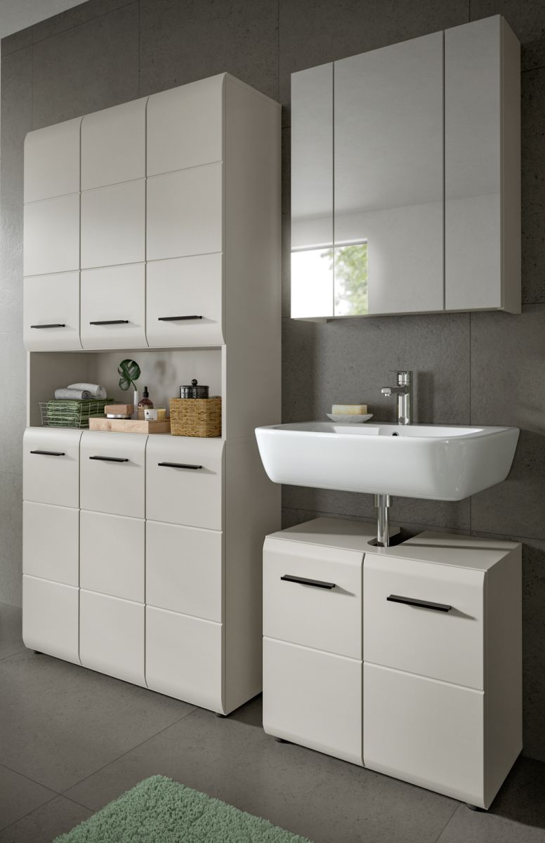 Badmöbel Set Cover in Kaschmir 3-teilig 165 cm