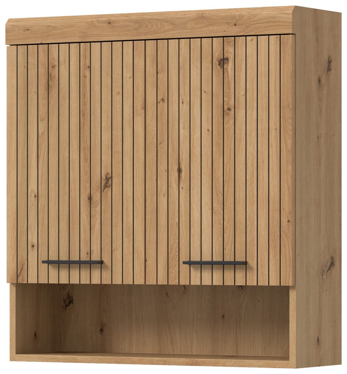 Badezimmer Hängeschrank Shawn in Eiche 74 x 79 cm