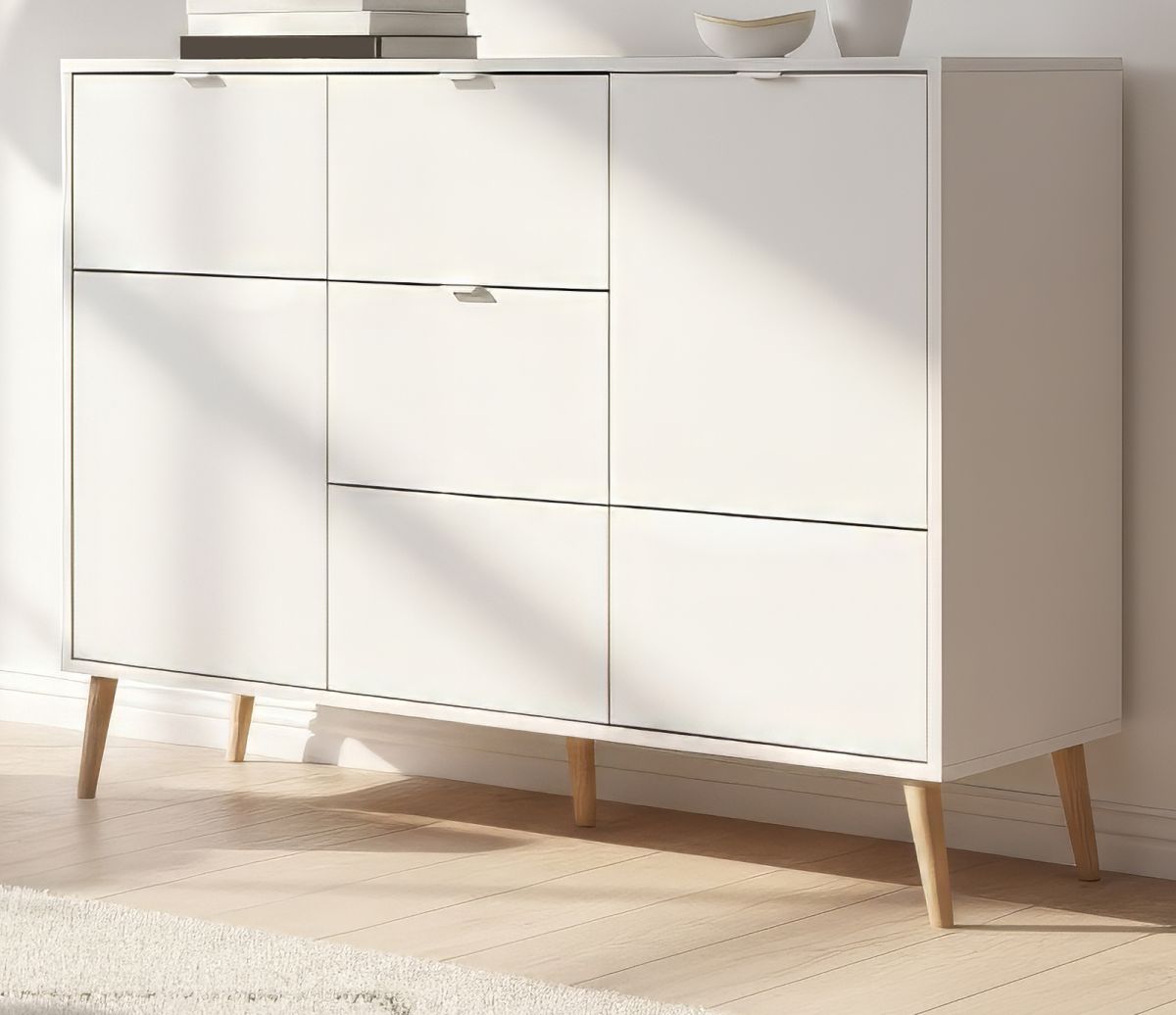 Kommode Runa in weiß 115 cm