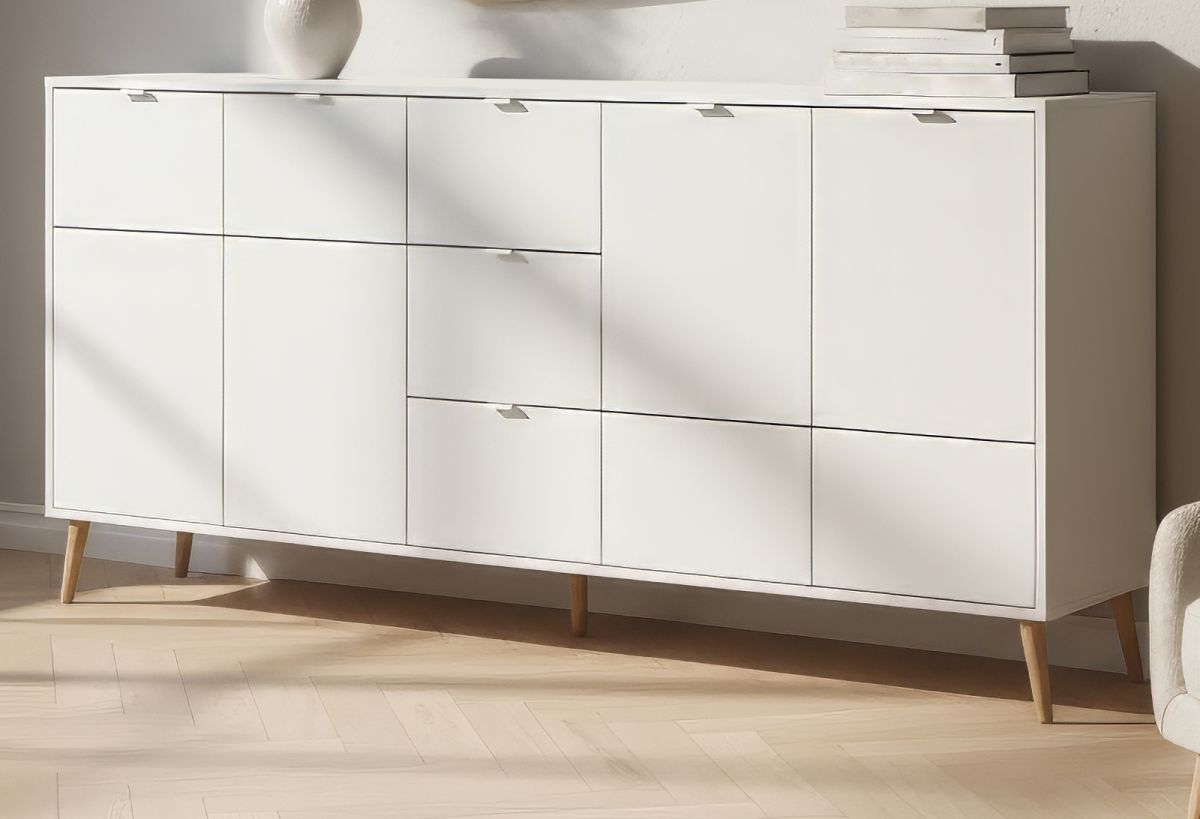 Sideboard Runa in weiß 190 cm