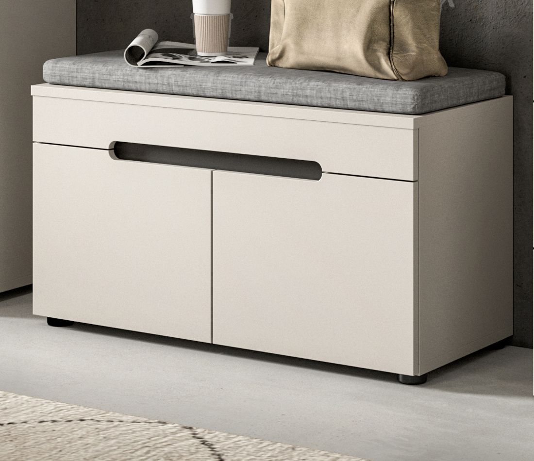 Garderobe Sitzbank Cooper in Kaschmir 80 cm