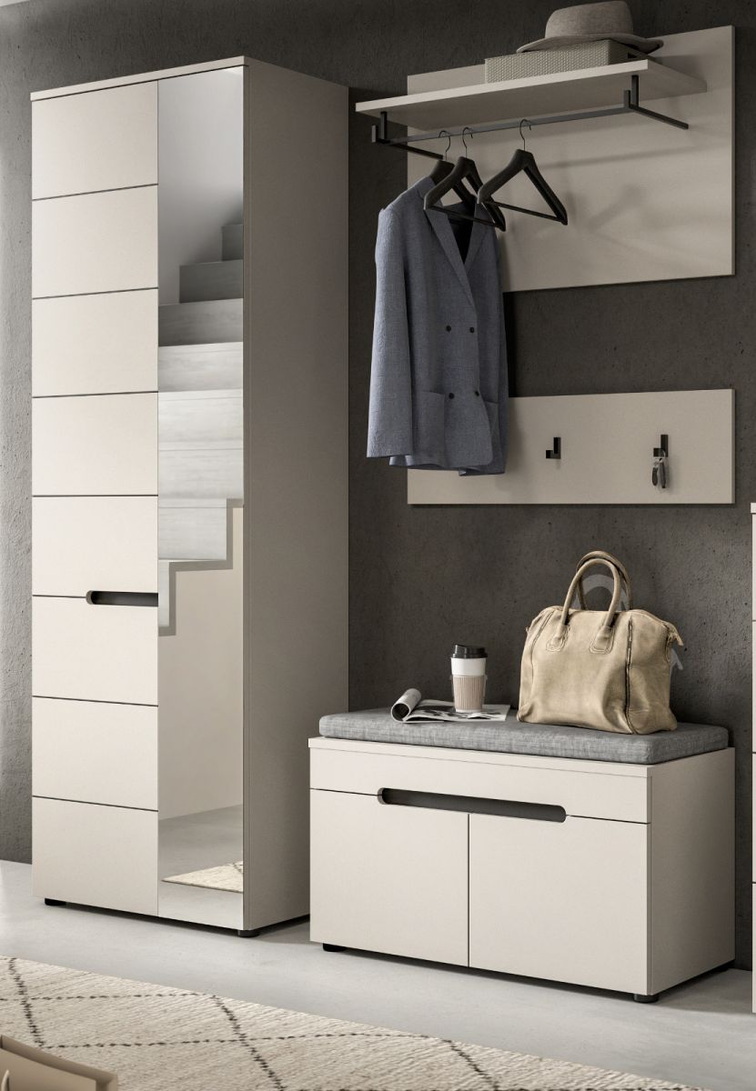 Garderobe Set 4-tlg. Cooper in Kaschmir 160 cm