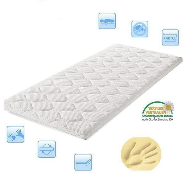 Topper Visco Schaum Basic Pik 140 x 200 cm Kernhöhe 6 cm