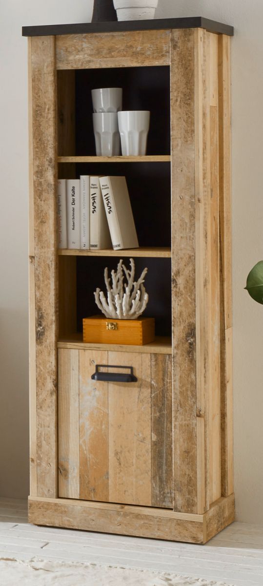 Midischrank Regal Stove in Used Wood hell 51 x 146 cm