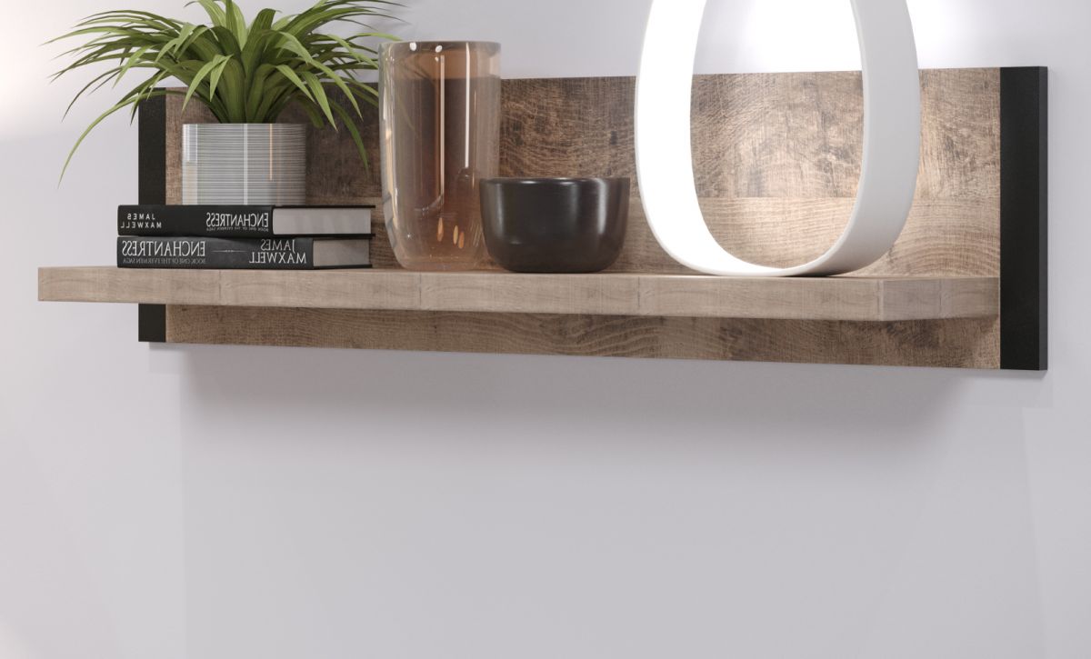 Wandboard Emile in Eiche Tabak 110 cm