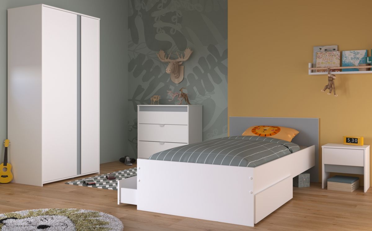 Parisot Kinderzimmer und Jugendzimmer Pirouette in weiß Set 4-tlg.