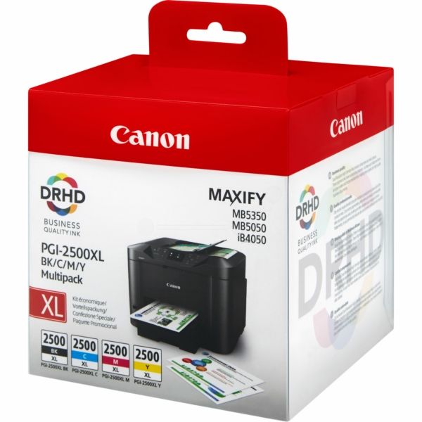 Canon PGI-2500XLBKCMY Original Tintenpatrone MultiPack Bk,C,M,Y
