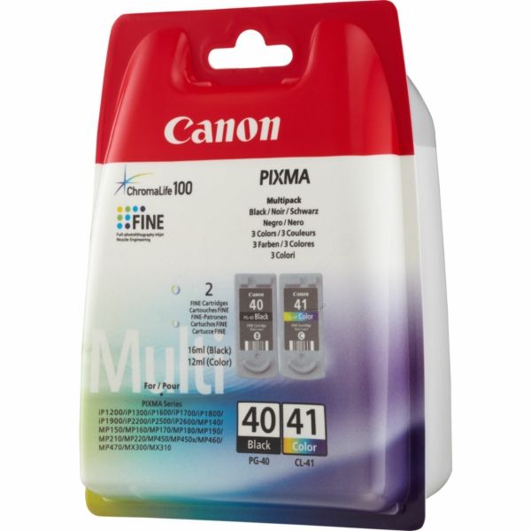 Canon PG-40CL41 Original Druckkopfpatrone Multipack schwarz + color