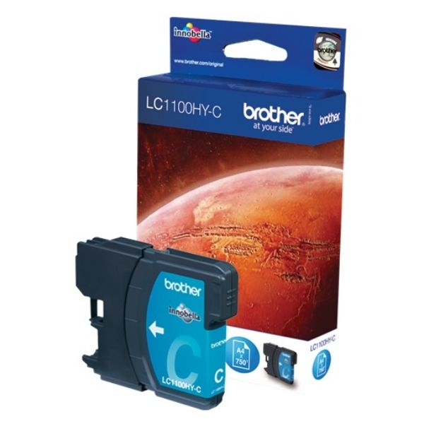 Brother LC-1100HYC Original Tintenpatrone cyan High-Capacity