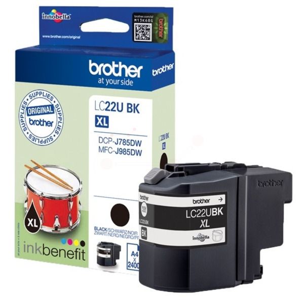 Brother LC-22UBK Original Tintenpatrone schwarz