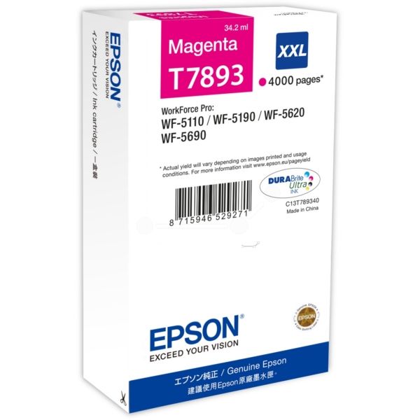 Epson C13T789340 Druckerpatrone magenta XXL