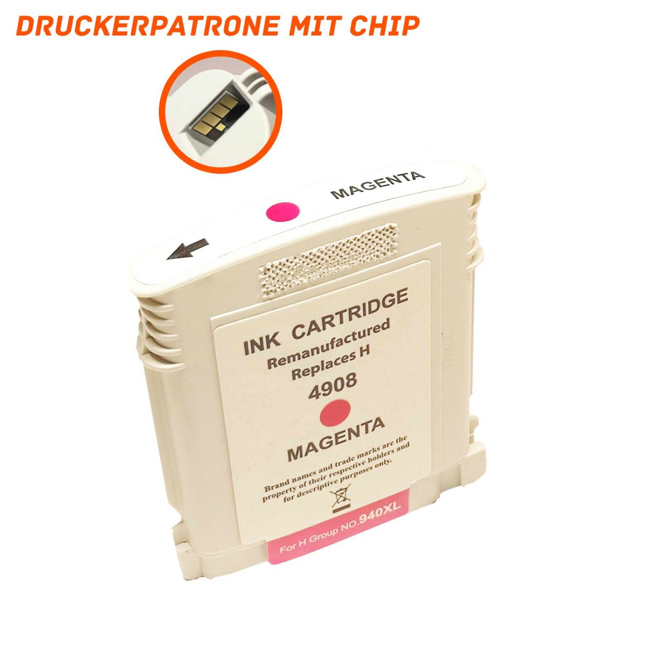Alternativ zu HP 940XL Druckerpatrone magenta