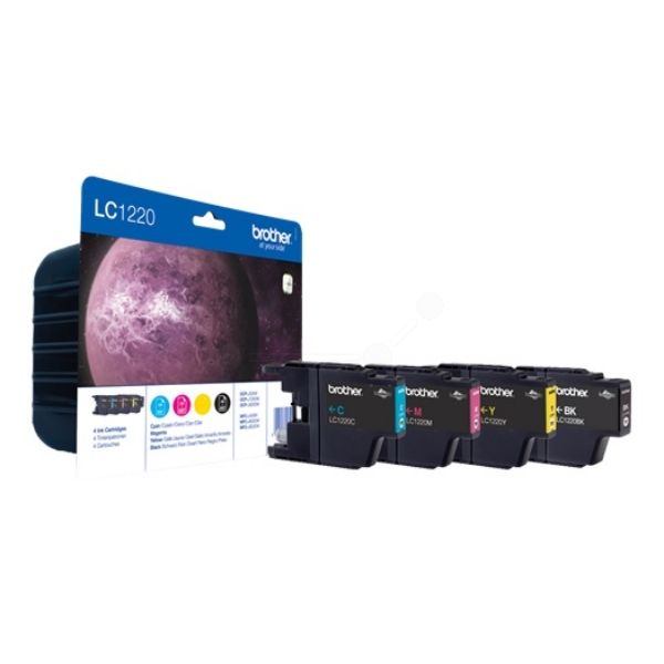 Brother LC-1220VALBPDR Original Tintenpatrone MultiPack Bk,C,M,Y