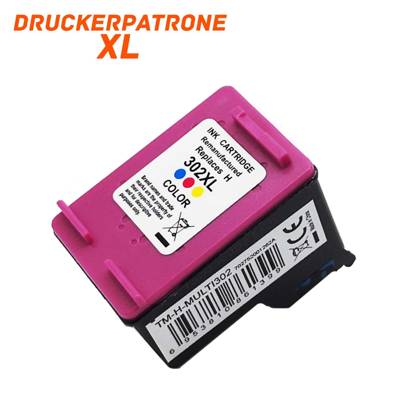 Alternativ zu HP 302XL Druckerpatrone color High-Capacity