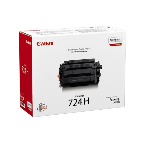 Canon 724H Original Tonerkartusche schwarz