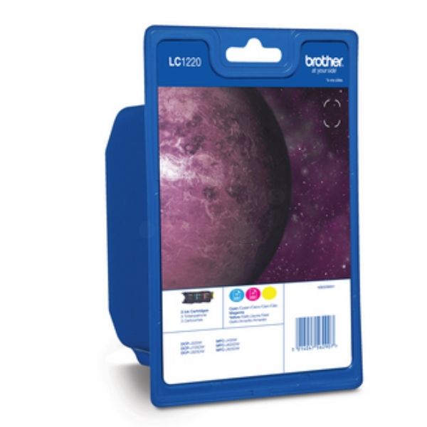 Brother LC-1220RBWBPDR Original Tintenpatrone MultiPack C,M,Y