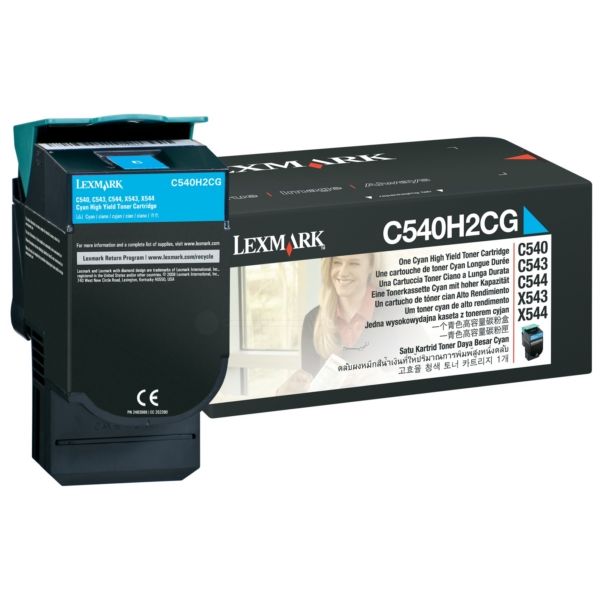 Lexmark C540H1CG Original Toner cyan return program