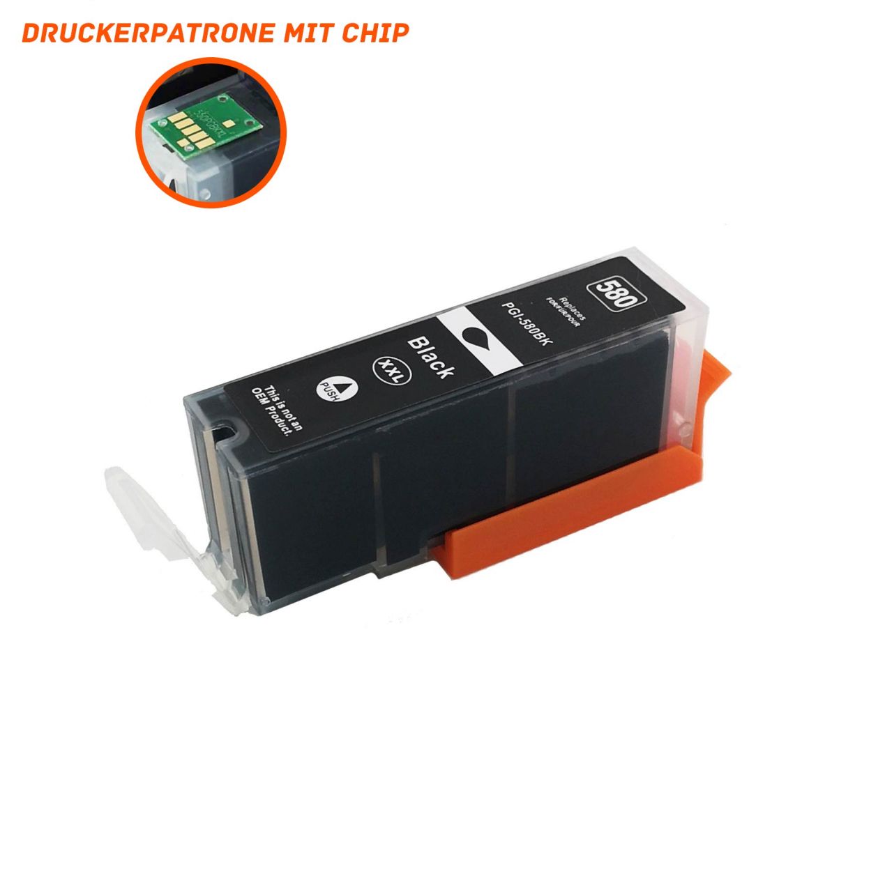 Alternativ zu Canon PGI-580 PGBK XXL Druckerpatrone Schwarz