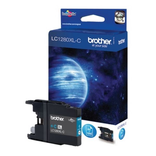Brother LC-1280XLC Original Tintenpatrone cyan High-Capacity