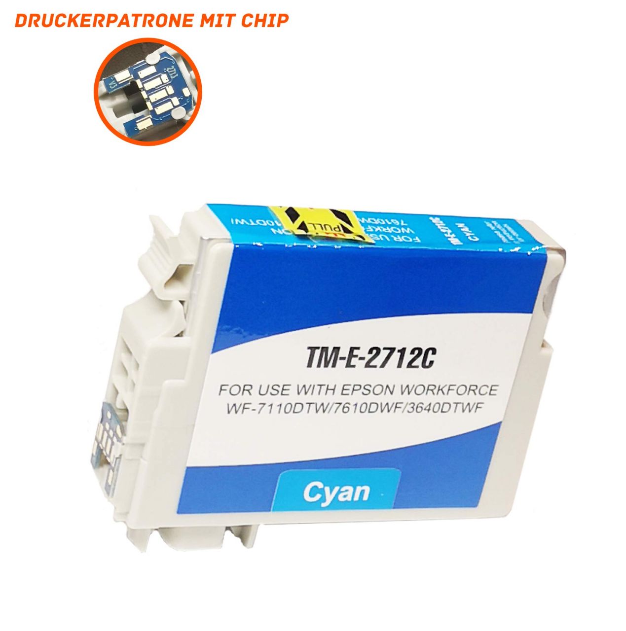 Alternativ zu Epson 27XL Druckerpatrone cyan