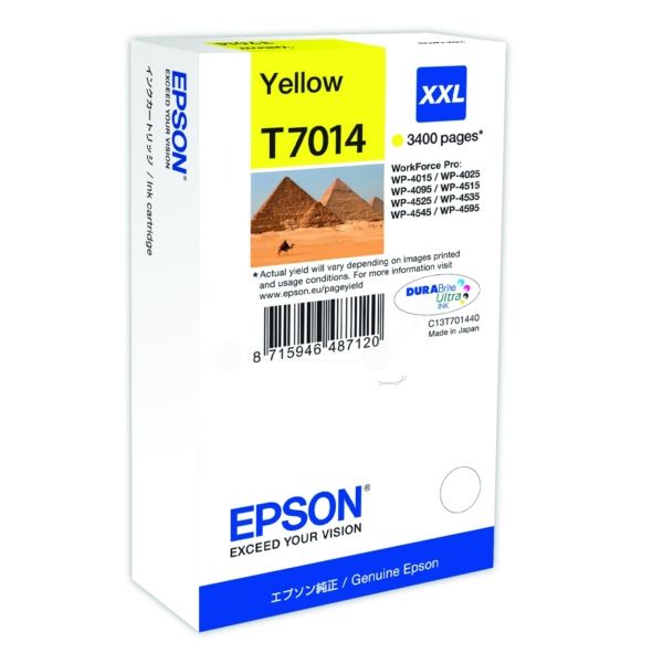 Epson C13T70144010 Druckerpatrone gelb XXL