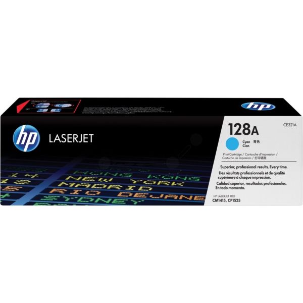HP 128A Original Toner cyan