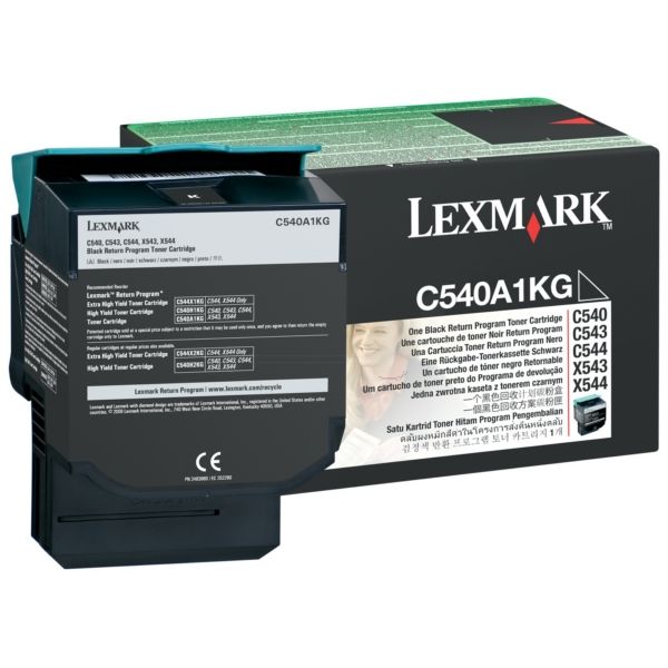 Lexmark C540A1KG Toner schwarz return program
