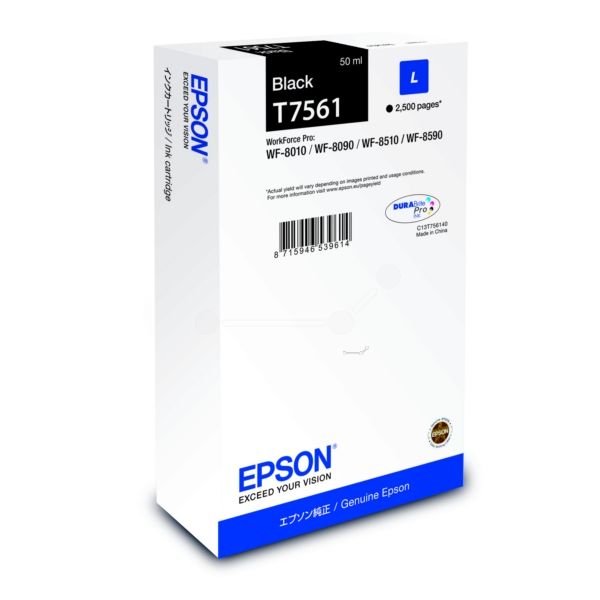 Epson C13T756140 Druckerpatrone schwarz