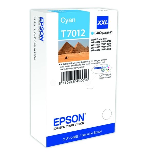 Epson C13T70124010 Druckerpatrone cyan XXL
