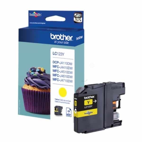Brother LC-123Y Original Tintenpatrone gelb